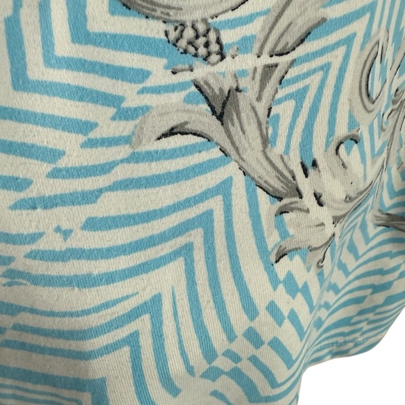 J.McLaughlin Catalina Cloth Geometric Print Top XL - Picture 6 of 7